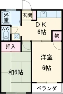 シャトル栄和【3階】の間取り