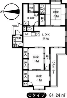 エフマンション【2階】の間取り