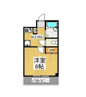 カーサ・ヴェルデ【3階】の間取り