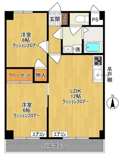 アボードベアー【3階】の間取り