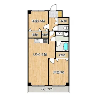 サンライフ浮間【2階】の間取り