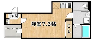 ハーモニーテラス歌島IV【3階】の間取り