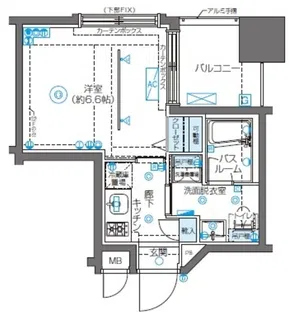 ZOOM新宿南Second【9階】の間取り
