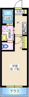 アレイズ上星川【1階】の間取り