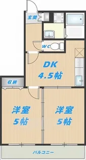 長瀬レーベンハイム【3階】の間取り