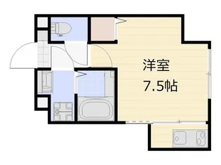 Casa Grande 白石【1階】の間取り