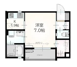 シエルコート上福岡【3階】の間取り