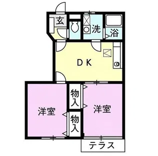 ボニート・カーサ【1階】の間取り