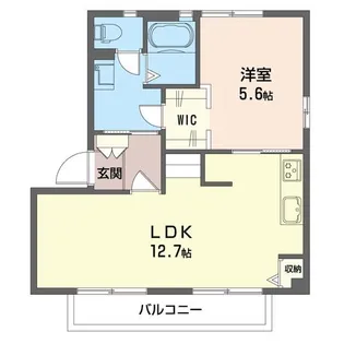 アネーロA【1階】の間取り