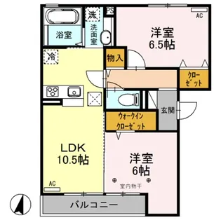ゼペット【1階】の間取り