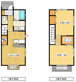スエテBの間取り