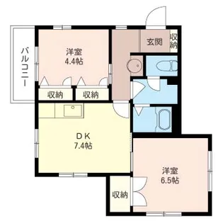 ビエナアライ【2階】の間取り