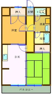 メゾンデエスポワール【3階】の間取り