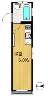 BRINDILLE中野坂上【ブランディーユ中野坂上】【2階】の間取り