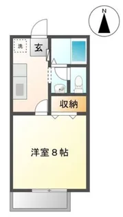 テラセ・ヴェール【1階】の間取り