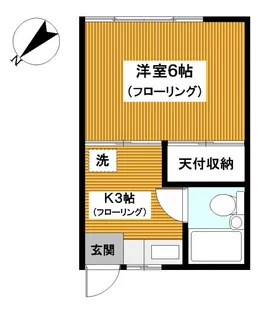橘荘5号館【2階】の間取り