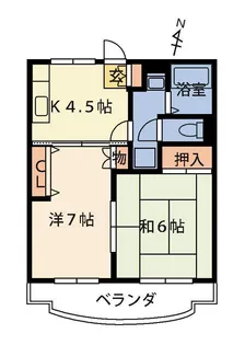 エンシェントハイツ【3階】の間取り