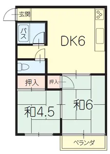 メゾン城東【2階】の間取り