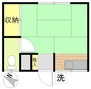 こいわ荘【1階】の間取り