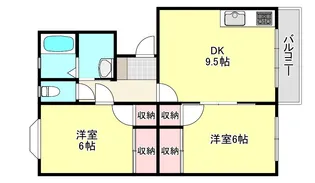 イーストハイツ【1階】の間取り