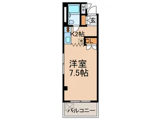 ベルナ高見【3階】の間取り