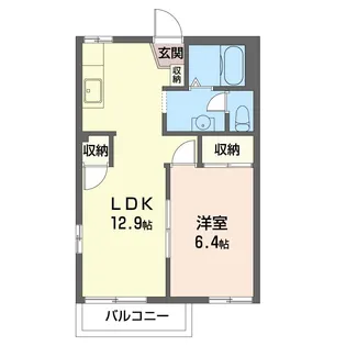 ジュール・ド・プランタンC棟【1階】の間取り