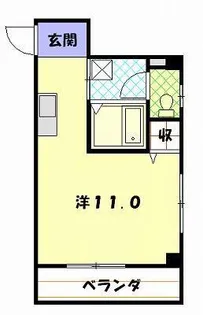 プレジール元船【3階】の間取り