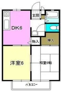 グリーンヒルズ宮武【2階】の間取り