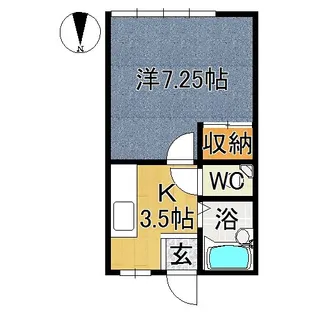 コーポケイ【1階】の間取り