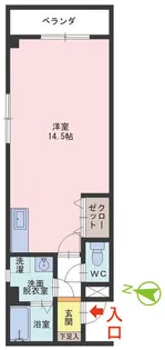 ハイラーク373【1階】の間取り