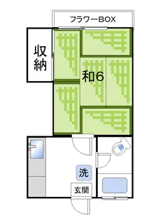 メゾン春日【2階】の間取り