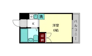 ジュネス神殿【3階】の間取り