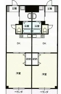 マンションパル【3階】の間取り