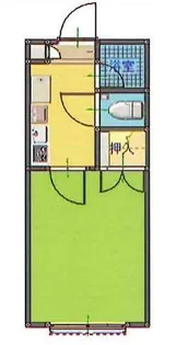 キャンパスセブン【1階】の間取り