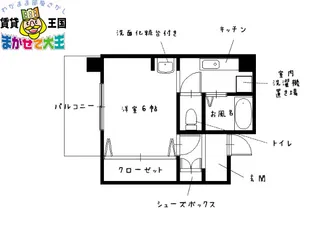 丸山ベルリネッタ【3階】の間取り