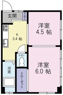 鹿児島県鹿児島市荒田1【マンション】の間取り