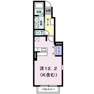 ティファニー【1階】の間取り