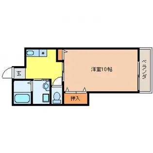 あきコーポ【3階】の間取り