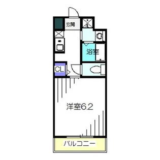 カーライル堺市駅前【4階】の間取り