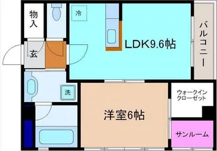 クルエボヌール西念【3階】の間取り