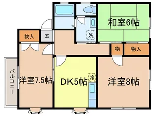 リブレーヌ ドゥ【2階】の間取り