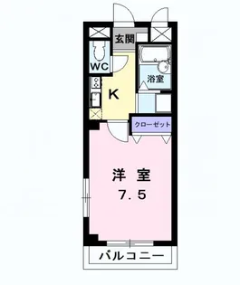 ラゼル山王II【2階】の間取り