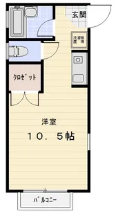 ベック【2階】の間取り
