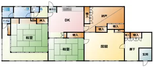 千葉県茂原市東郷【アパート】の間取り