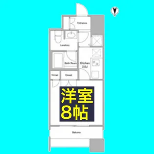 アプリーレ久屋大通公園【12階】の間取り