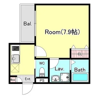 ジーメゾンヒルズ五井中央西【2階】の間取り