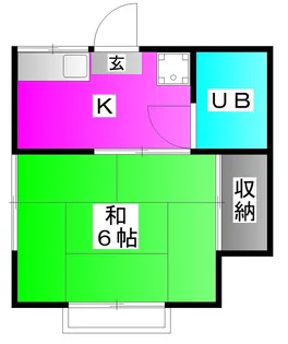 タマハイツ【2階】の間取り