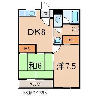 リッツハウス【1階】の間取り
