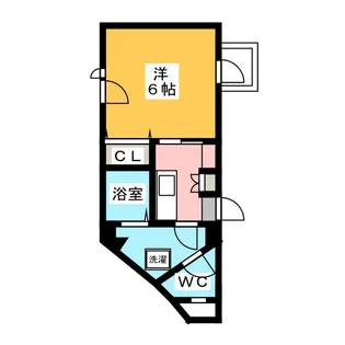 サンシャイン中郷【2階】の間取り