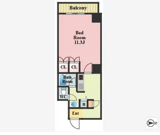 イルソーレ【3階】の間取り